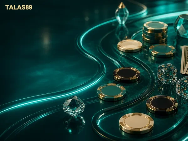 Tampilan meja Mini Baccarat di perangkat seluler